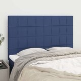  Uzglavlja 4 kom plavi 72 x 5 x 78/88 cm od tkanine Cijene