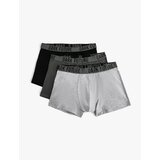 Koton 3-Pack Boxer Set, Motto Printed, Multicolor | shoptok.hr