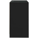 vidaXL komoda črna 70x41x75 cm iverna plošča | Shoptok.si