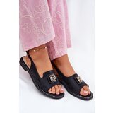 S. BARSKI Elegant Women's Sandals On Flat Heel With Decoration S.Barski | Shoptok.si