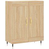 Visoka komoda hrasta sonome 69,5x34x180cm od konstruiranog drva Slike