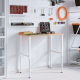 vidaXL Delovna miza 100x60x(71,5-98) cm trdna bukovina pravokotna | Shoptok.si