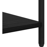 vidaXL Nočna omarica Črni hrast 40 x 40 x 50 cm Konstruiran les | Shoptok.si
