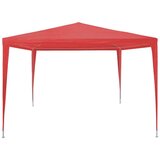  Zabavni šotor Rdeča 300 x 300 x 255 cm PE in jeklo, (5000218981) | Shoptok.si