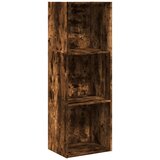 Maison Chic Knjižna omara - Knjižni regal dimljeni hrast 40x30x114 cm inženirski les, (21724550) | Shoptok.si