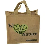 Torba iz jute We love Nature (Rjava, Do x Š: 39 x 17,5 cm, Juta)