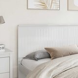  Uzglavlje s uzglavljem Sjajno bijelo 200 cm Konstruirano drvo | shoptok.hr