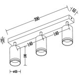SPOT lampa PIPE 3xGU10/10W/230V bela | Eponuda.com