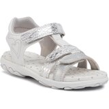 Geox Sandali J Sandal Cuore B J0290B 00454 C0434 M Silver/White | Shoptok.si