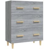 Maison Chic Komoda - Predalnik siva sonoma 70x34x90 cm konstruiran les, (21717398) Cene