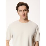 Reserved Regular fit majica od modala - bež Cijene