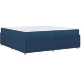  Konstrukcija postelje z vzmetnico Modra 200 x 200 cm blago, (5000127454) | Shoptok.si