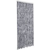 Furnova Zavesa proti mrčesu iz šenilje 90x220 cm srebrna, (21917649) | Shoptok.si