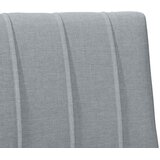  Tapecirani uzglavlje Svijetlo siva 90 cm Čvrsto borovo drvo | shoptok.hr