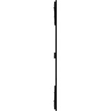 Zidno uzglavlje crni 166x3x110 cm od masivne borovine | Eponuda.com