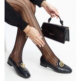 Gemre Black loafers with gold embellishment Bergeron | shoptok.hr