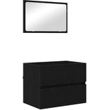  Set namještaja za kupaonicu 3 kom. Crni hrast 61 x 39 x 45 cm | shoptok.hr