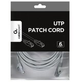  PP6U-CU-5M Gembird Mrezni kabl, CAT6 BAKARNI UTP Patch cord 5m grey | Eponuda.com