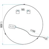Tutumi Ogledalo LED 60cm 106 | shoptok.hr