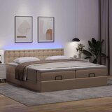 vidaXL okvir kreveta s madracima cappuccina 180x200cm umjetna koža | shoptok.hr