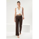 TRENDYOLMILLA Ženske pantalone TWOSS25PL00078, Braon | Eponuda.com