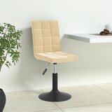 Furnova Vrtljivi jedilni stoli 4 kosi krem žamet, (22044449) | Shoptok.si