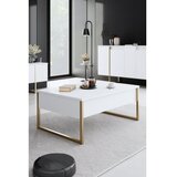Hanah home set za dnevnu sobu luxe white gold