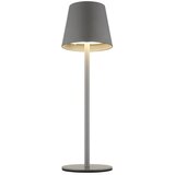 Globo 58488G-LED Dodirna prigušiva punjiva spoljna stona lampa VANNIE 3W/5V IP54 1800mAh siva | Eponuda.com