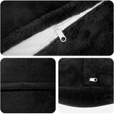  Presvlaka za jastuk 2 kom. HEERLEN Crna Ø 50 cm | shoptok.hr
