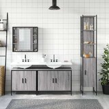 vidaXL 4-dijelni set kupaonskih ormarića boja hrasta sonome drveni | shoptok.hr