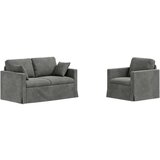 SOFA Kavč 2 pcs Temno siva, (5000145427) | Shoptok.si