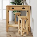 Furnova Barski stolčki 2 kosa trdna borovina, (21955471) | Shoptok.si