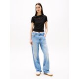 Tommy Jeans Majice s kratkimi rokavi TJW SLIM TJ US LINEA DW0DW21422 Črna | Shoptok.si