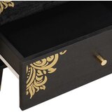  Noćni ormar s ladicama Crna 50 x 33 x 62 cm Čvrsto drvo manga | shoptok.hr