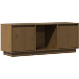 TV ormarić smeđa boja meda 110,5x35x44 cm od masivne borovine | shoptok.hr
