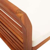  Klop za 2 osebi z blazino 120 cm trden akacijev les | Shoptok.si
