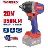 WorkPro wp390213 Aku. udarni ključ 20V (bez četkica), 850 Nm ( WP390213 ) | Eponuda.com