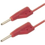 SKS Hirschmann 2 mm test lead\, on both sides stackable plugs\, 50 cm, (20423178) | Shoptok.si