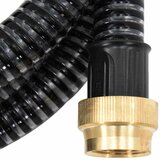  Usisno crijevo s mjedenim priključcima crno 1,1 " 20 m PVC | shoptok.hr