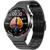 INF Pametna ura z EKG-jem, analizo telesne sestave, analizo krvi (sečna kislina, krvni lipidi) Black Bamboo Edition strap, (5000129875) | Shoptok.si