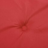 vidaXL Blazine za vrtne stole 4 kosi rdeče 50x50x3 cm blago | Shoptok.si