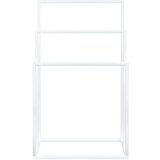  Samostojeći stalak za ručnike bijeli 48 x 24 x 79 cm željezni | shoptok.hr