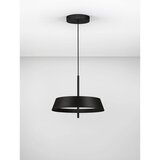 Nova Luce Mat crna LED viseća svjetiljka aluminijska s mogućnosti zatamnjivanja ø 45 cm Velio – | shoptok.hr
