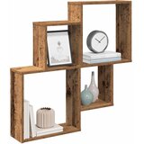  Zidna polica staro drvo 80x15x78,5 cm konstruirano drvo | shoptok.hr