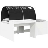  Krevet s Tunnels 4 pcs Bijela i crna Konstruirano drvo - Bijela i crna | shoptok.hr