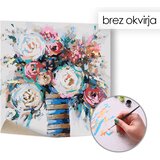  Slikanje po številkah CVETJE V VAZI - Level Medium (set za) | Shoptok.si