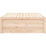  Vrtni stolček za noge 120x80 cm trdna borovina | Shoptok.si