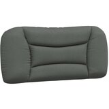 vidaXL Vzglavna stranica temno siva 90 cm blago, (21048574) Cene