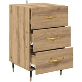  Nočna omarica Umetni hrast 40 x 40 x 66 cm Konstruiran les, (5000107227) | Shoptok.si