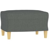  Trosjed s tabureom tamnosivi 180 cm od tkanine | shoptok.hr